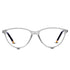 Loscomun Computer Glasses Purple Tortoise Cateye Eyeglasses